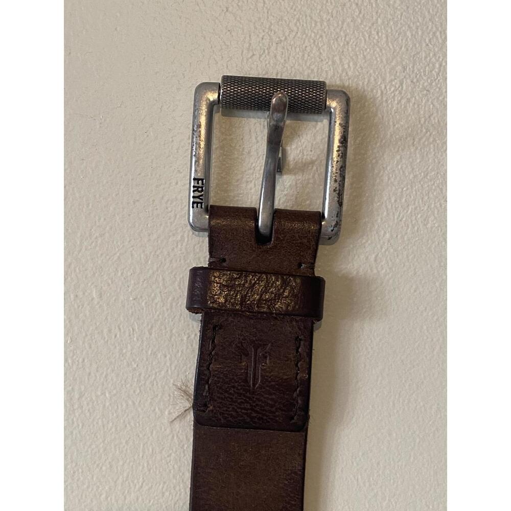 FRYE Leather Belt brown
